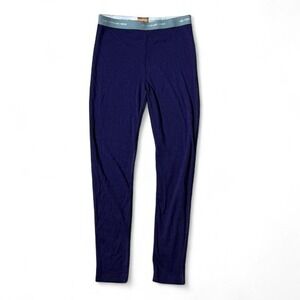 Icebreaker Merino Lightweight Purple Leggings Size 9-10 Years Thermal Base Layer